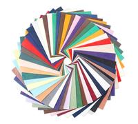 50pcs Cotton Fabric Squares for Sewing Quilting Squares 4" x 4" Multicolor Fabric Sew Craft Precut Scrap for Quilting Sewing DIY Crafts Color Bundles Solid