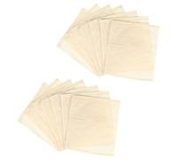 50pcs Cotton Gauze Drawstring Filter Bags 15x10x0.05cm for Spice Infusion | Fine Mesh Fabric, Easy Opening Closure, Reusable Option for Soup Stock, Nuts, Herbalists and Coffee Brewers