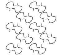 50pcs Crank Handle Retainer Clip Black Alloy for Car Window and Door