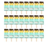 50pcs Creative Ice Cream Shaped Candy Box with Drawer Design | Paper Treat Case, Large Capacity and Easy Access, Shower Souvenir Packaging, Stylish Gift Wrapping