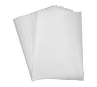 50Pcs Creative Printable Transparent Craft Paper High Clarity Transparent Tracing Paper Flexible Trace Pad Sheets for Sketching Tracing Drawing Animation