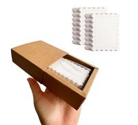 50pcs Creative Watercolor Paper Postcards, 300g Cotton Pulp Fine Grain Thick Serrated Edges for DIY Tickets with Tear-Away Stamps and Gifts Certificates (Rectangular) Holiday cards Postcard (2x3)