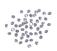 50Pcs Crystal Rhinestones Clear Art Round Rhinestones For Acrylic Bride