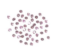 50Pcs Crystal Rhinestones Clear Art Round Rhinestones For Acrylic Bride