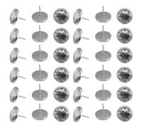 50pcs Crystal Upholstery Tacks for Sofa Furniture Decoration DIY | Acrylic and Metal Base, Sparkly Finish, Easy Install and Remove, for Cork Boards and Documents