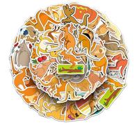 50Pcs Cute Cartoon Sticker Kangaroo Stickers Vinyl Decals Aesthetic Stickers for Water Bottles Laptop Suitcase Luggage Cup Mobile Phone Skateboard Decor for Teens Adult