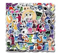 50Pcs Cute World Dandy's Stickers, Waterproof Vinyl Fun Game Stickers for Scrapbook Laptop Notebook Skateboard