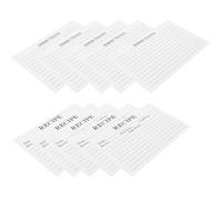 50pcs Daily Use Recipe Cards Paper Food Note Sheets for Kitchen