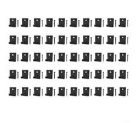 50pcs Deck Board Spacer Clips Metal Fixings for Woodworking Projects Includes Screws 28x25mm