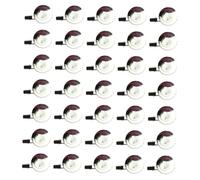 50pcs Decoration Decked Making Supplies Flapper Trinket Tray Jewelry Brooch Pin Trays Boutonniere Pins Clothes Accessories Silver