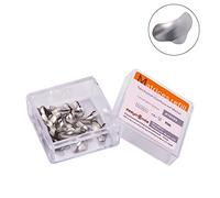 50Pcs Dental 50μm Sectional Contoured Metal Matrices Matrix Refill (Small with Ledge)