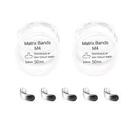 50PCS Dental Sectional Contoured Matrices Matrix Bands, M4 Dental Matrix Bands, Dental Matrix Bands for Dental Restorations (3.5mm, 2)