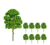 50pcs Diorama Tree Mixed Model Trees 45mm HO N Scale for Train Railways Scenery DIY Sand Table Layout Garden Ornament
