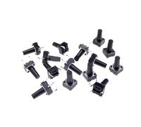50PCS DIP 6 * 6 * 4.3mm 5mm 6 7 8 9 10 11 12 13 14 15 16 17 6X6 4Pin Tactile Tact Push Button Switch Self-reset DIP Switches IDGTTLDF(6x6x8H)