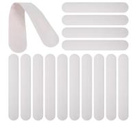 50pcs Disposable Collar Protector Sweat Pads - White Collar Grime, 50 Pack Self-Adhesive Neck Liner Pads Feel All Day Against Collar Sweat & Stains