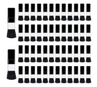 50Pcs Disposable Cosmetic Brush Small Blush Brushes Mini Cosmetic Brush Makeup Portable Powder Brush for Mixing Liquid, Cream or Powder Cosmetics (Black)