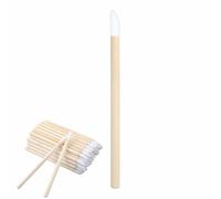 50PCS Disposable Lip Brushes with Wooden Handle, Makeup Lipstick Applicators, Lip Gloss Wand Brushes for Lip Extension Application