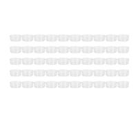 50Pcs DIY Plastic Candle Mold, Transparent Heat Candle Making Container, Wax Melt Mold for Homemade Candles, Reusable Candle Making Tool with Unique Design for Craft Love (plasticround)