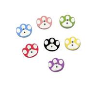 50pcs DIY Wooden Paw Print Buttons for Sewing Projects | Natural Wood, Two-hole Design, Cute Cartoon Embellishments for Bags, Purses, Scrapbook Pages and Handmade Crafts
