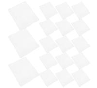 50pcs Double Sided CD Insert Pages Pp White 2 Hole Disc Storage Refill