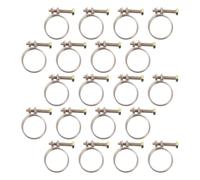 50pcs Double Wire Hose Clamp 1-1/4 Inch Steel Pipe with M8x50 Bolt