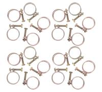 50pcs Double Wire Hose Clamp M8x50 Bolt 1-1/4 Inch Adjustable Pipe