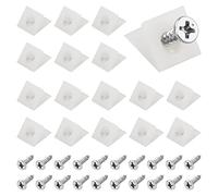 50pcs Drawer Repair Kit, Drawer Supports Drawer Bottom Sagging Repair Fix Mending Wedges, Drawer Repair Kit with Screws Furniture Chest Drawer Bottom Repair Fixing Mending Wedges Drawer