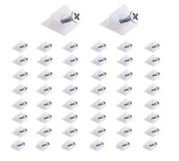 50pcs Drawer Support Kit, Plastic Repair Kit Drawer Supports Drawer Bottom Sagging Repair Fix Mending Wedges, Drawer Repair Kit with Screws