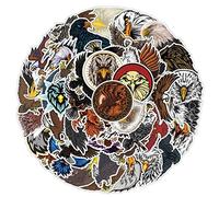 50Pcs Eagle Stickers for Kids Teens Boys Girls Gift,Eagle Stickers Pack for Laptop,Skateboard Luggage Car Bike Cup Computer Water Bottle Decor,Aesthetic Vinyl Waterproof Sticker Decal