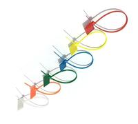 50pcs Easy Mark 4 * 150mm Nylon Cable Ties Tag Labels Plastic Loop Markers self-Locking Zip(Green)