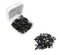 50Pcs Electric Guitar Bass Pickguard Screws Protective Plate Screws Scratch Plate Mounting Screws Guitar Hardware Parts