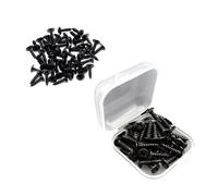 50Pcs Electric Guitar Bass Pickguard Screws Scratch Plate Mounting Replacement Metal Pick Guards Pick Guards Screws