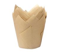 50pcs Elegant Tulip Muffin Baking Pryal Cupcake Case Oven Safe Muffin Cups Party Event High Temperature Baking Cups