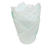 50pcs Elegant Tulip Muffin Practical Cupcake Case for Baking Oven Safe Muffin Cups Safe Muffin Cups for Parties and Events