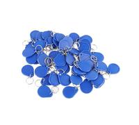 50pcs EM4100 RFID Keyfob Tag, Door Access Control Card Token, 125KHz Proximity Key Chain with ABS Material, Anti Interference Keyfob for ID/IC Readers, Elevator and Security System (ID)