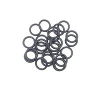 50pcs EPDM O-Ring Gasket CS 1mm OD 3mm ~ 13mm EPDM Automobile Nitrile Rubber Round O Type Corrosion Oil Resistant Seal Washer(OD 6MM CS 1.0MM_1MM X50PCS)