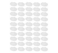 50pcs Face Line Films Disposable Transparent Face Eyebrow Guard for Home Beauty Salon Postoperative Care