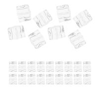 50pcs Fake Ice Cubes Irregular Plastic Resin Reusable Props | Washable, Water-resistant Finish, for Tables and Food Displays, Real-looking Smooth Style