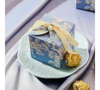 50PCS Fancy Bird Paper Box Candy Boxes Pearl Pin Ribbon Wedding Gift Party Perfume Chocolate Packing