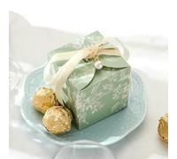 50PCS Fancy Bird Paper Box Candy Boxes Pearl Pin Ribbon Wedding Gift Party Perfume Chocolate Packing