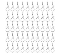 50pcs Fast Replacement Lure Clip Fly Fishing Connector Fast Quick Lure Change Change Fishing Tackle Quick Fly Fishing