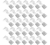 50pcs Fastener Clips Metal Buckle for Compression Wraps | Quick Application, Fixes Gauze Wraps, Silver Finish, for Caregivers, Home Medicine Cabinet and Emergencies