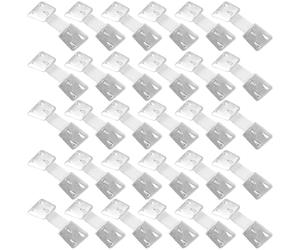 50pcs Fastener Clips Metal Buckle for Compression Wraps | Quick Application, Fixes Gauze Wraps, Silver Finish, for Caregivers, Home Medicine Cabinet and Emergencies