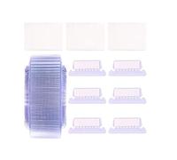 50PCS File Folder Tabs and Inserts,File Folder Labels Plastic File Folders with Tabs Reusable File Cabinet Inserts Portable Index Tabs for School Office Stationary Supplies