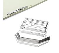 50Pcs File Strip Fasteners,80 mm Metal File 2-Hole Metal Binder Clip Paper Loose-Leaf Binding Clamp File Clip,Metal Filing Paper Fastener Clips Premium Prong Fastener Storage for School Office Home