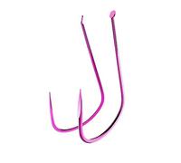 50pcs Fish Hook Triangular Tooth Without Barb Crucian Carp for Freshwater/Seawater(8)