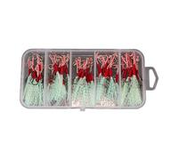 50Pcs Fishing Assist Hook Kits Small Size Jigs Jigging Hook Fishhook Slow Quickly Fall Jigs Fishing Easy To Use Assist Kits Accessories