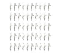 50Pcs Fishing Baits Screw Needle Spring Stitches Spring Fixed Needle Crank Hooks Soft Lures Keeper Crank Hook Pin Fishing Hook Pin
