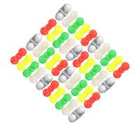 50pcs Fishing Double Rattle Beads Attractor Bell Bite Alert Indicator
