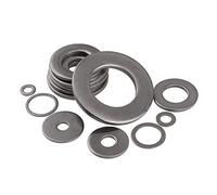 50pcs Flat Washers, Metal Washers, Stainless Steel Washers, Plain Washers, M3 M4 M5 M6 M8 M10 M12 Ideal for Home, Car and Store Use.(M12 X 18 X 1)